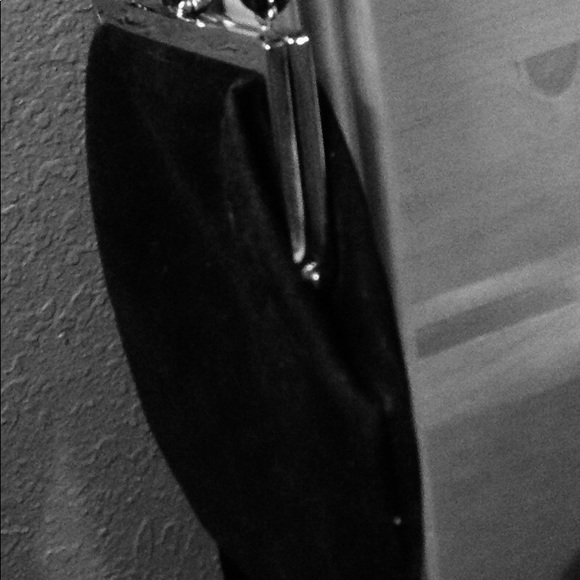 LOVELY BOHO BLACK EVENING BAG - Picture 6 of 8